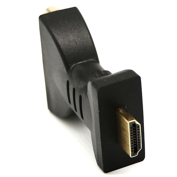 Hiborth HDMI-kompatibel han til 3 RCA hun komposit AV lydvideoadapterkonverter til TV