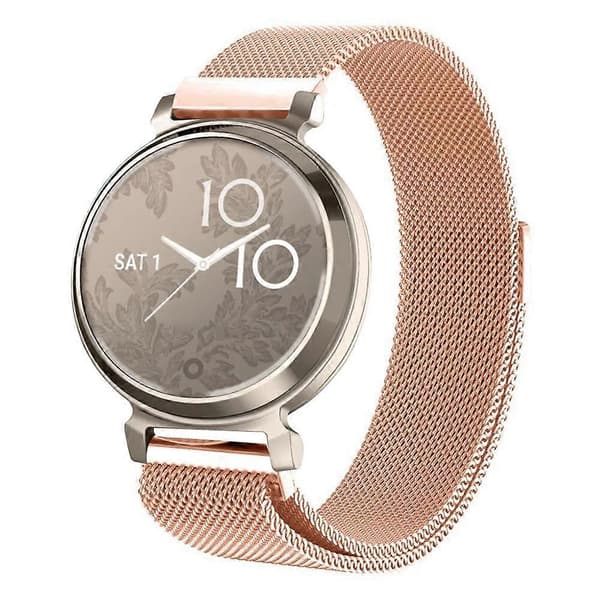 14 mm Milan rustfrit stål urbånd til Garmin Lily 2 I6 [RONg]