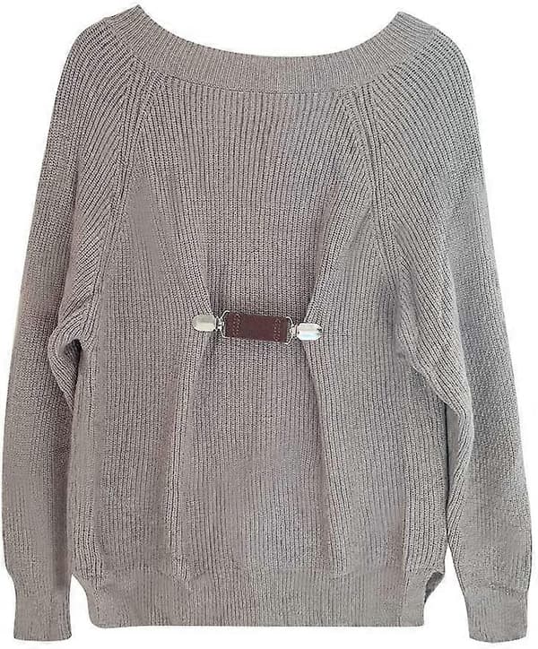4 stk sweaterclips, sweater cardigan clips, elastisk clip unisex enkel