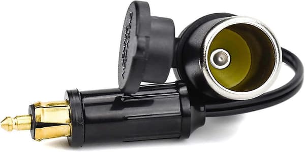 12v-24v hella(din) til standard sigarettenneruttak, hella(din) til adapter, sigarettenneradapter