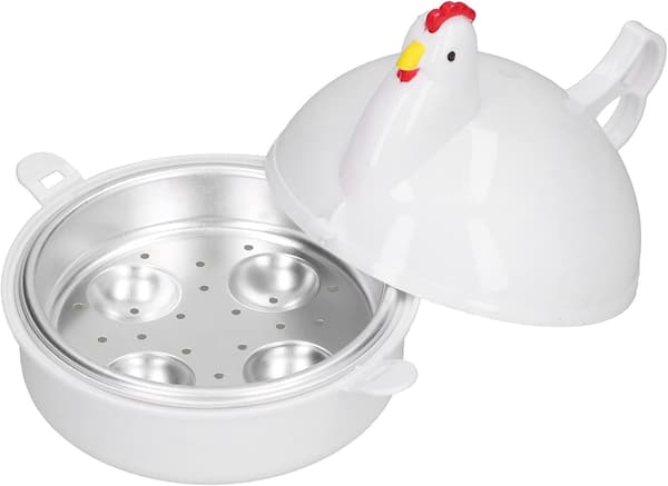Eggkoker eggkoker, eggkoker kyllingformet eggkoker mikrobølgeovn eggkoker mini egg kyllingkoker husholdningskok[RONg]