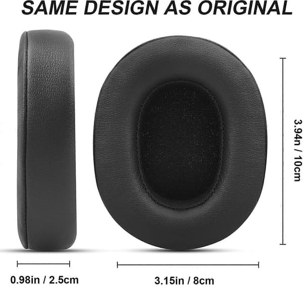 Gvoears erstatningsørekopper til Skullcandy Crusher Wireless, Crusher ANC/EVO, Hesh ANC/EVO, Hesh 3 Wireless [RONg]