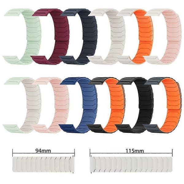 xDfind Magnetisk Silikone Urrem til Fitbit Versa 4 / 3 / Sense 2 / Sense[RONg]
