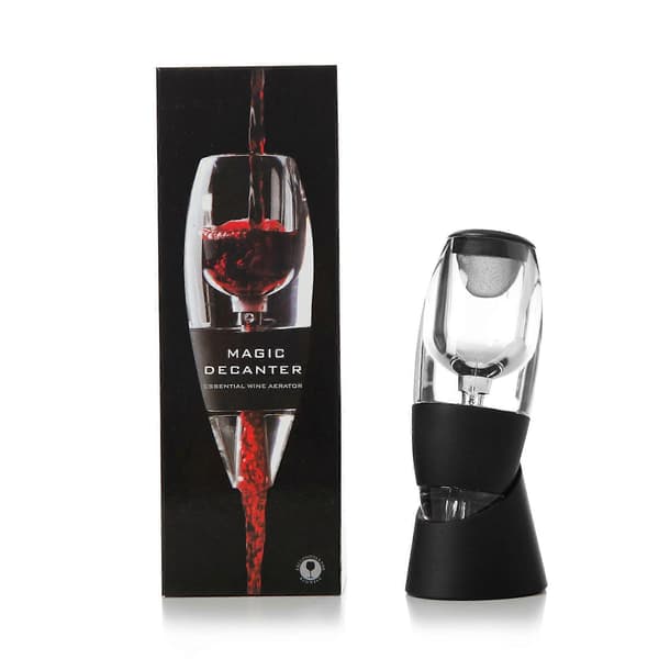 Magic Decanter Essential Vinkaraff med Vinfilter, Presentförpackning och Resväska Ingår [RONg]