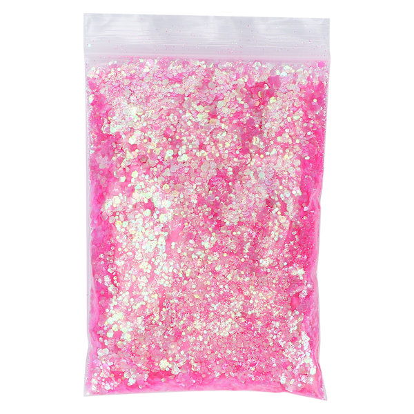 Nagelglitter Paljetter Blandade Flingor Glittrande Glänsande Konstdekoration för Manikyr 50gHC53