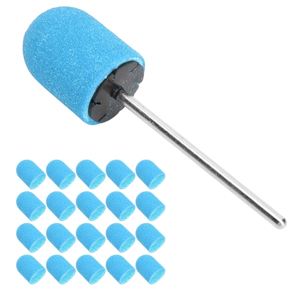 Nagelkonst Sliphette Borr Bits Polering Slipband Set (13 x 19mm) Blå