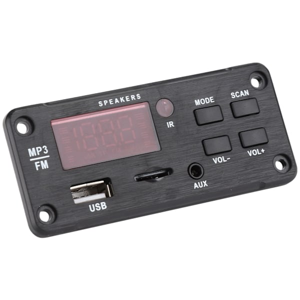 Bilhögtalare Bluetooth 5.0 MP3 Dekoderkort Färgskärmsdisplay Dekodermodul