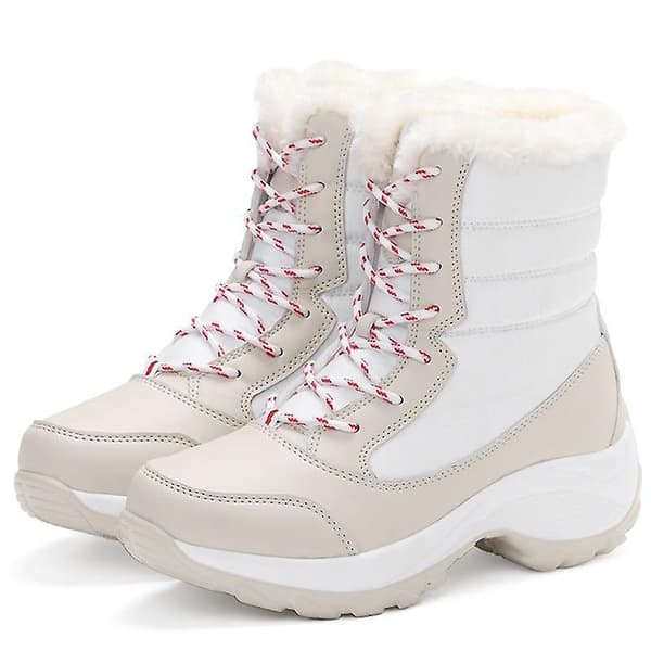 Snow Ankel Boots, Vinter Vattentät Boots Blue1 42