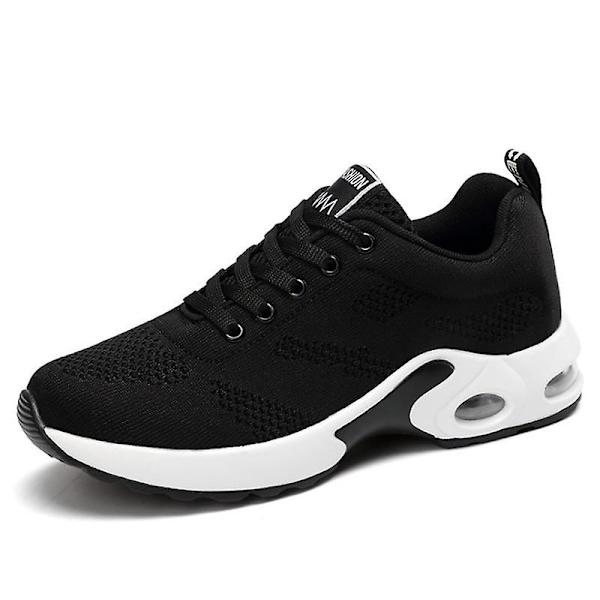 Nya Plattform Sneakers Andningsbara Casual Höjdökande Damskor Red 42