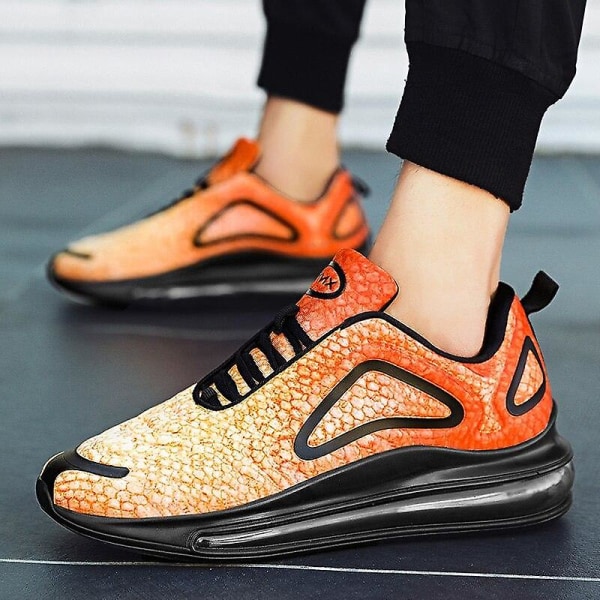 Full Air Cushion Sneakers Löparskor ( set 1) BK11 orange 38