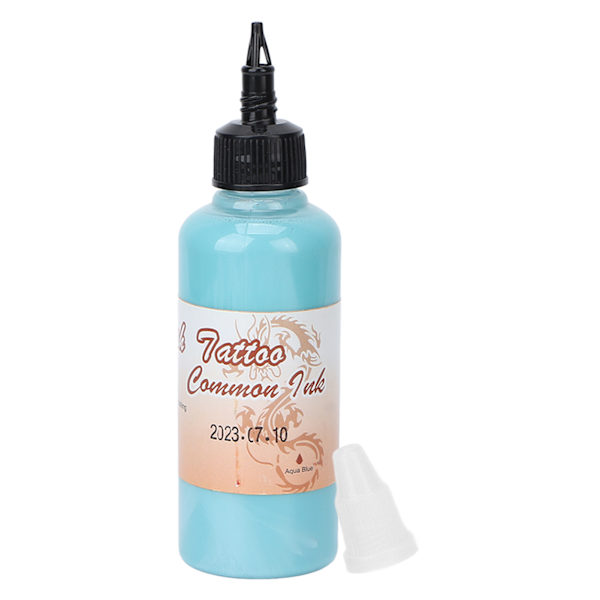 Kroppsfärg Matt DIY Smink Festival Temporär Tatuering Ansiktsfärg för Scenframträdande 100ml Aqua Blå