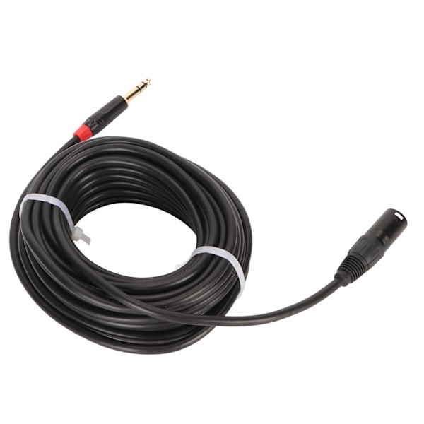 XLR Hane till 1/4 Tum TRS Kabel Balanserad 3 Pin XLR Hane till Kvarts Tum TRS Kontakt Kabel Mikrofonkabel 12m