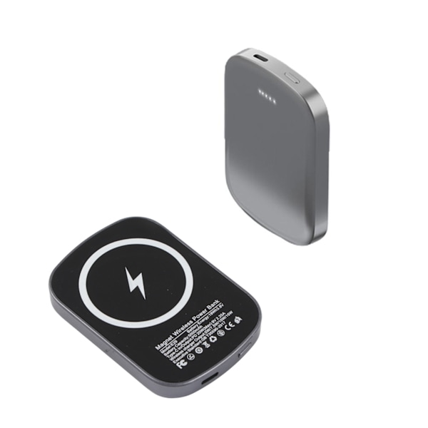 Magnetisk Trådlös Laddare Powerbank Mini Magnetisk Portabel Snabbladdare 5000mah/10000mah Backup Strömförsörjning Kompatibel för IPhone 12PD