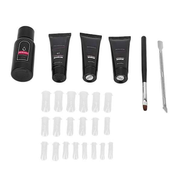Förlängningslim Set DIY 30ml Verktyg Gåva för Nybörjare och Älskare av Nagelkonst