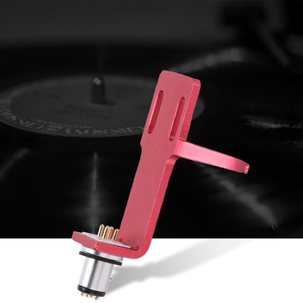 Skivspelare Pickup Headshell High-end Phono Pickup Headshell Skivspelarkit Röd