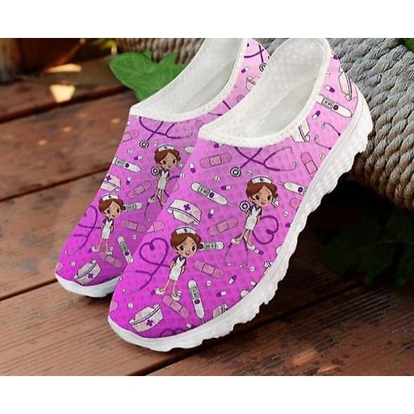 Sommar - Slip-on Gradient Skisstryck, Ballerinaskor Vårdskor (Set 2) 43 / HMEA073AA