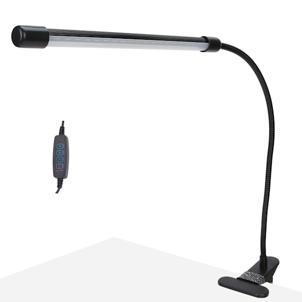 USB ClipOn LED Bordslampa Aluminiumlegering Flexibel Dimbar Tatuering Nagelkonst Skrivbord