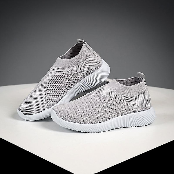 Nya kvinnor vår sommar mjuka sneaker (set 1) 826Gray 39