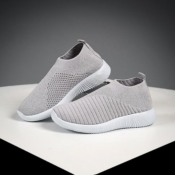 Nya kvinnor vår sommar mjuka sneaker (set 1) 826Gray 41