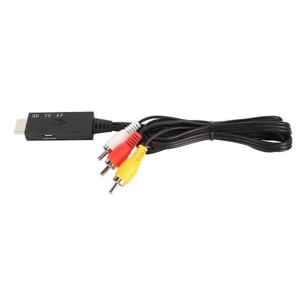 HD Multimedia Interface till RCA-omvandlare Professionell HD Multimedia Interface till AV-adapter för gammal TV-skärmprojektor 1 m