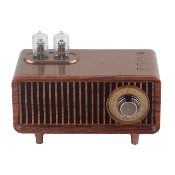 B9 Retro Bluetooth-högtalare Låg Latens USB Skrivbords Retro-högtalare med Radio för Datorer