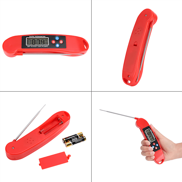 Digital Kökstermometer Matlagning BBQ Kött Biff Kalkon Vin