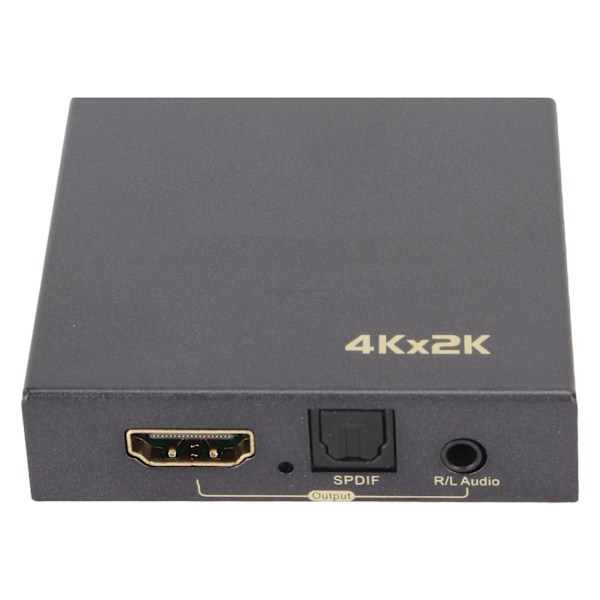 HD Multimedia Interface Extractor Version 1.4 4K 30Hz Fiber Optic 5.1 3.5mm Utgång Ljud Extractor Converter 100?240V EU-kontakt