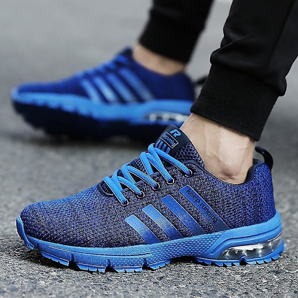 Herrskor Träningsskor med Luftkudde / Fritidsskor Blue 12