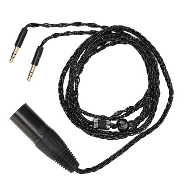 4-Pin XLR Hane till Dubbel 3,5mm Hane Hörlurskabel för Arya Sundara Ananda HE400SE för MDR Z7 Z7M2 Z1R för D7200