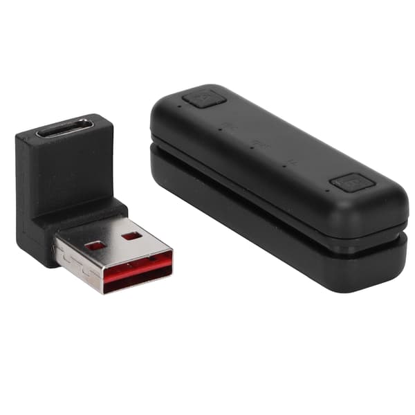 Bluetooth-adapter Dubbelström Låg Latens Bluetooth 5.0 Ljudsändare för PS4 PC