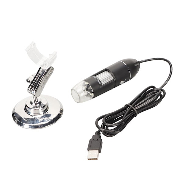 Digitalt Mikroskop 50X?1600X Portabelt Handhållet USB-mikroskop med 8 LED för Windows