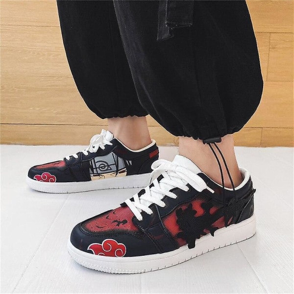 Herr- Casual Sneakers Skor ( set 1) 40 / Black white