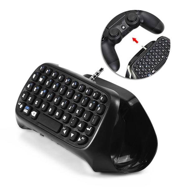 Mini trådlöst Bluetooth-speltangentbord Chatpad för PS4-kontroll