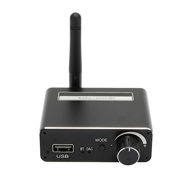 Digital till Analog Ljudomvandlare Koaxial Till RCA 3.5mm DAC Trådlös Ljudadapter med Bluetooth-mottagare