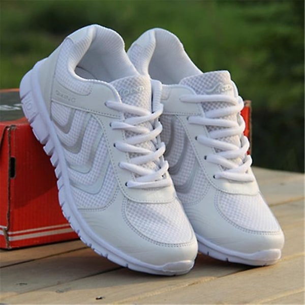 Andas mode kvinnor sneakers skor White 10