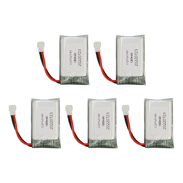 952540 3.7V 1000mAh Li-jonbatteri Uppladdningsbart RC Drönarbatteri för Syma X5 X5C X5SC X5SW TK M68 CX 30 K60 905 V931