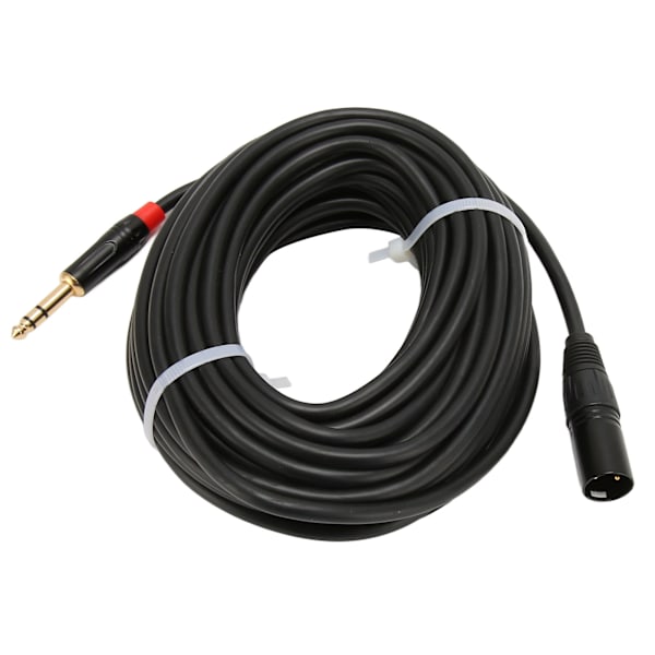 Hane XLR till 6,35 mm Jack Ljudkabel 3-Pin XLR till 1/4 tums TRS Kabel För Mikrofoner Effektförstärkare Ljudmixer