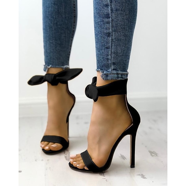 Högklackade sandaler, Ankel Gladiator Sandal Skor Pink 38