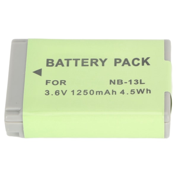NB 13L Litiumjonbatteri 3.6V 1250mAh Ersättning för G7X2 G7X3 G5X G9X SX720HS SX730 G1 Mark Ⅱ Mark2 MarkⅢ Kamera