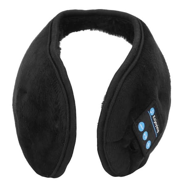 Vinteröronmuffar Musik för Bluetooth 5.0 Mjuk Hudvänlig Laddningsbar Öronvärmare