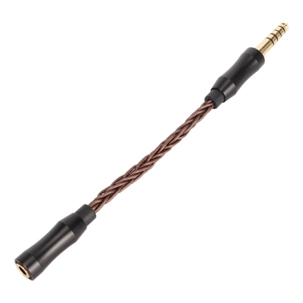 3,5 mm till 4,4 mm Hörlursadapterkabel Guldpläterad 3,5 mm Stereo Hona till 4,4 mm Balanserad Hane Uppgraderingskabel Brons