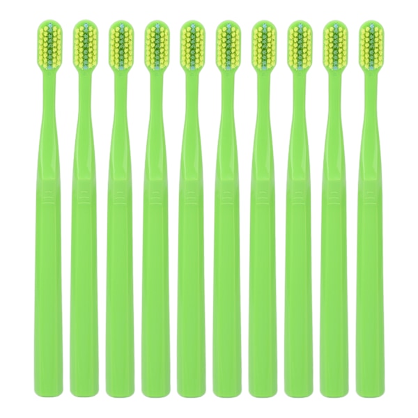 10 st Ortodontisk Tandborste Rengöring Tandborste Rengöringsverktyg Set Kit för Barn Vuxna