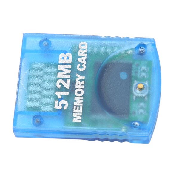 Minneskort för Gamecube Plug and Play Hög Hastighet Spelkonsol Minneskort för Wii Konsol 512MB (8192Block)