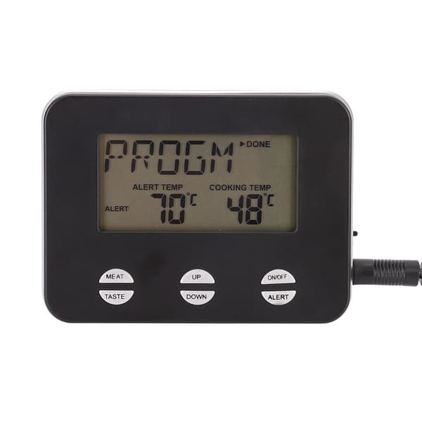 Digital mat- och köttermometer med timer och sond för hemmaköket
