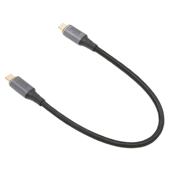USB4 Datakabel PD Snabbladdning Multifunktionell 40Gbps Höghastighetsöverföring HD 8K 60HZ Typ C Datakabel 30cm