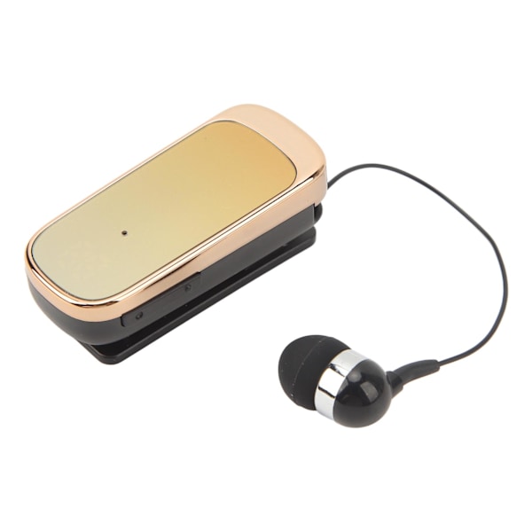 Trådlösa hörlurar med inbyggd mikrofon, Bluetooth 5.2, klippbara, bekväma, för utomhus, sport, körning, gradientgul