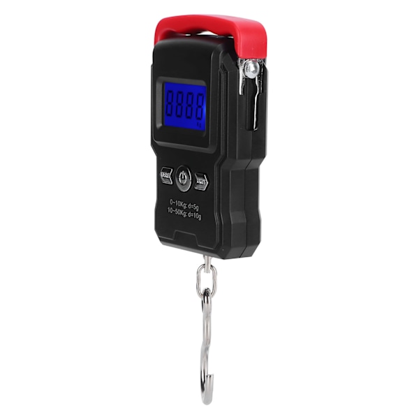 WH-A23L 50kg LCD Digital Display Mini Elektronisk Våg Hängande Krok Våg för Fiske