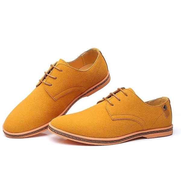 Höstmockaskinn Casual Klassiska Sneakers Camel 7