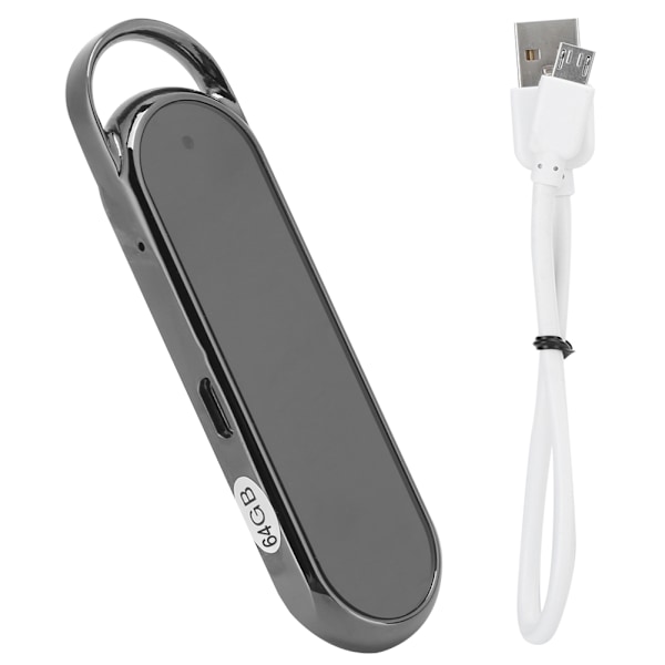 Hängande Multifunktionell Vidvinkelinspelningspenna Hög Definition Lång Standby Videokamera (64GB)