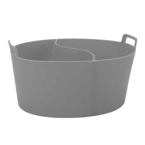 Långsamkokare Liner Livsmedelsgodkänd Silikon Läckagesäker Återanvändbar Värmebeständig Grytavdelare Liner Grå